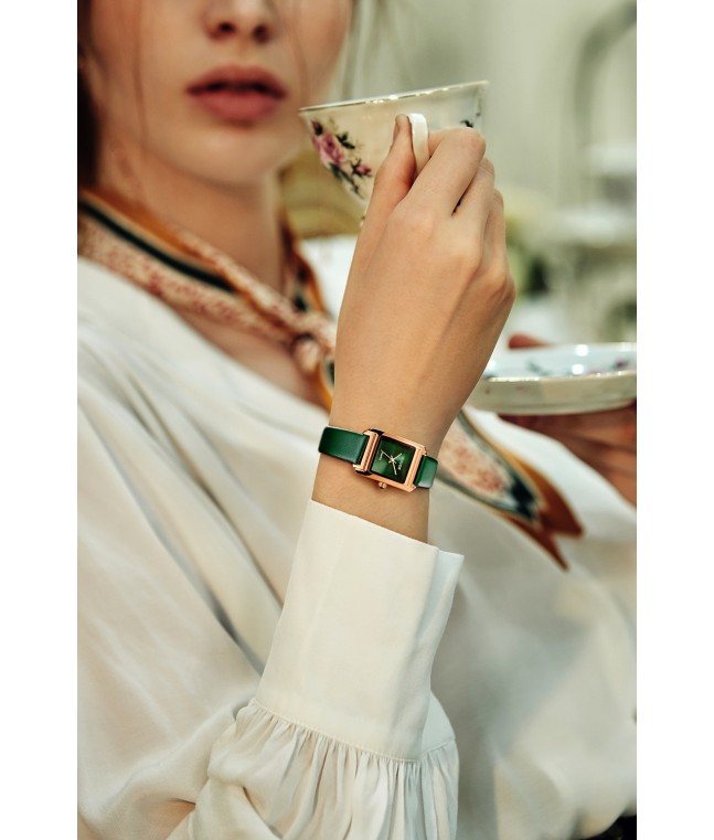 R0219L Women's Watch with Green Dial 